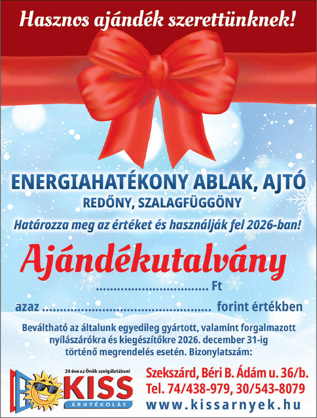 Kiss Árnyék karácsony